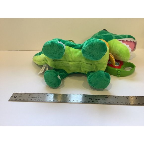 Kid Connection Green Walking Pet Dinosaur Walks And Roars Plush Play Toy Works - Picture 5 of 8